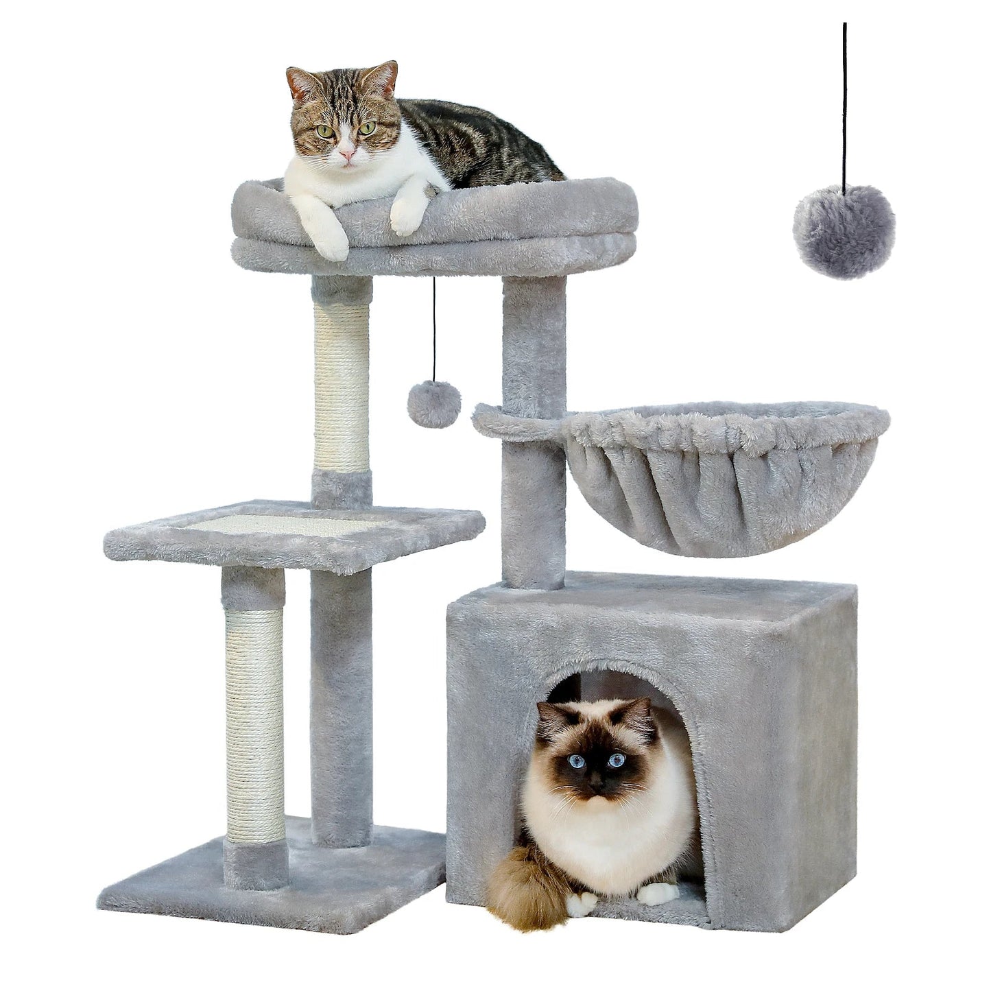 Arbre a Chat CozyNest beige / gris Confortable