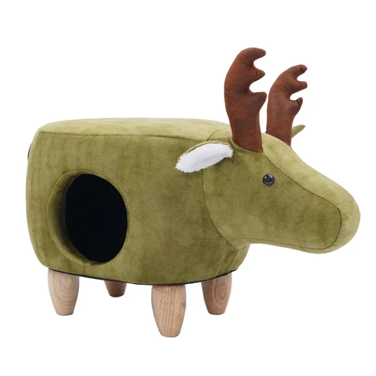 Arbre a chat ElephHaven - design pouf éléphant