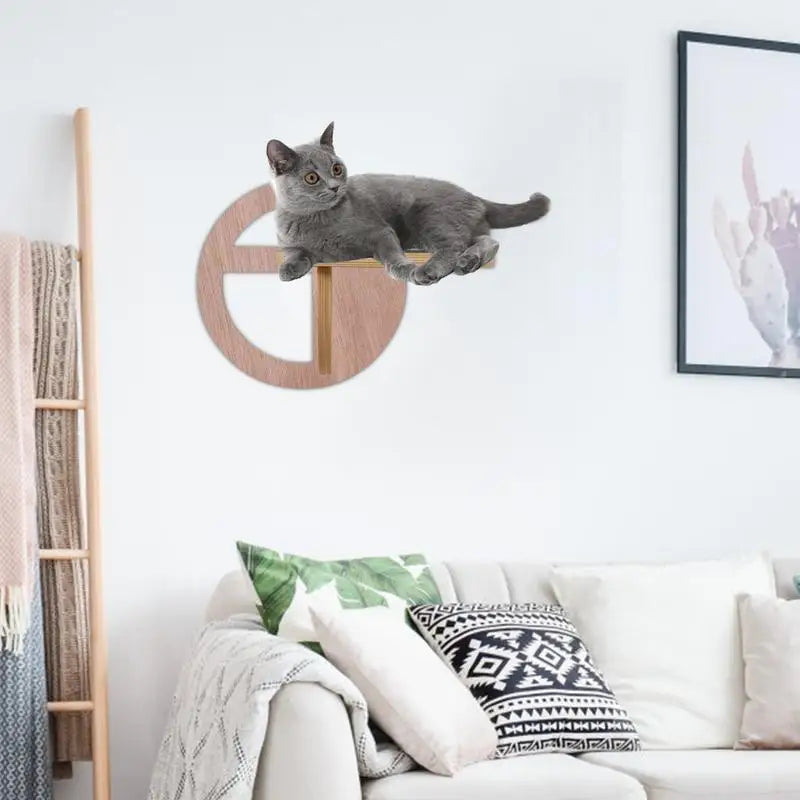 Arbre a Chat Mural - Escalopati Design Bois