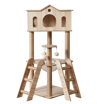 Arbre à Chat CabaneCat – Cabane en Bois