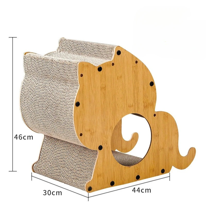 Arbre à chat drôle — BrandZen Carton ondulé dense à gratter