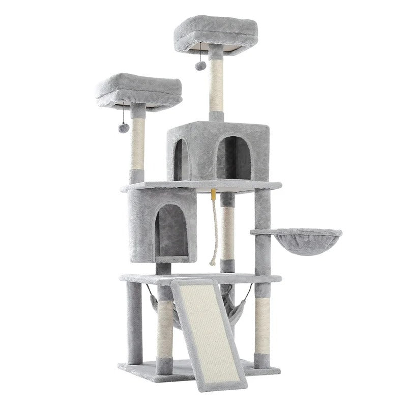 Arbre à chat Gris - Nid Perché - ZenCat L