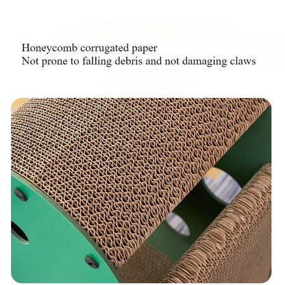 Arbre à chat drôle — BrandZen Carton ondulé dense à gratter