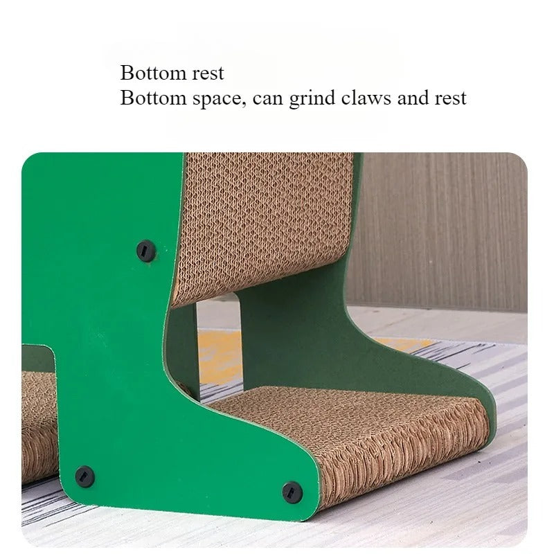 Arbre à chat drôle — BrandZen Carton ondulé dense à gratter