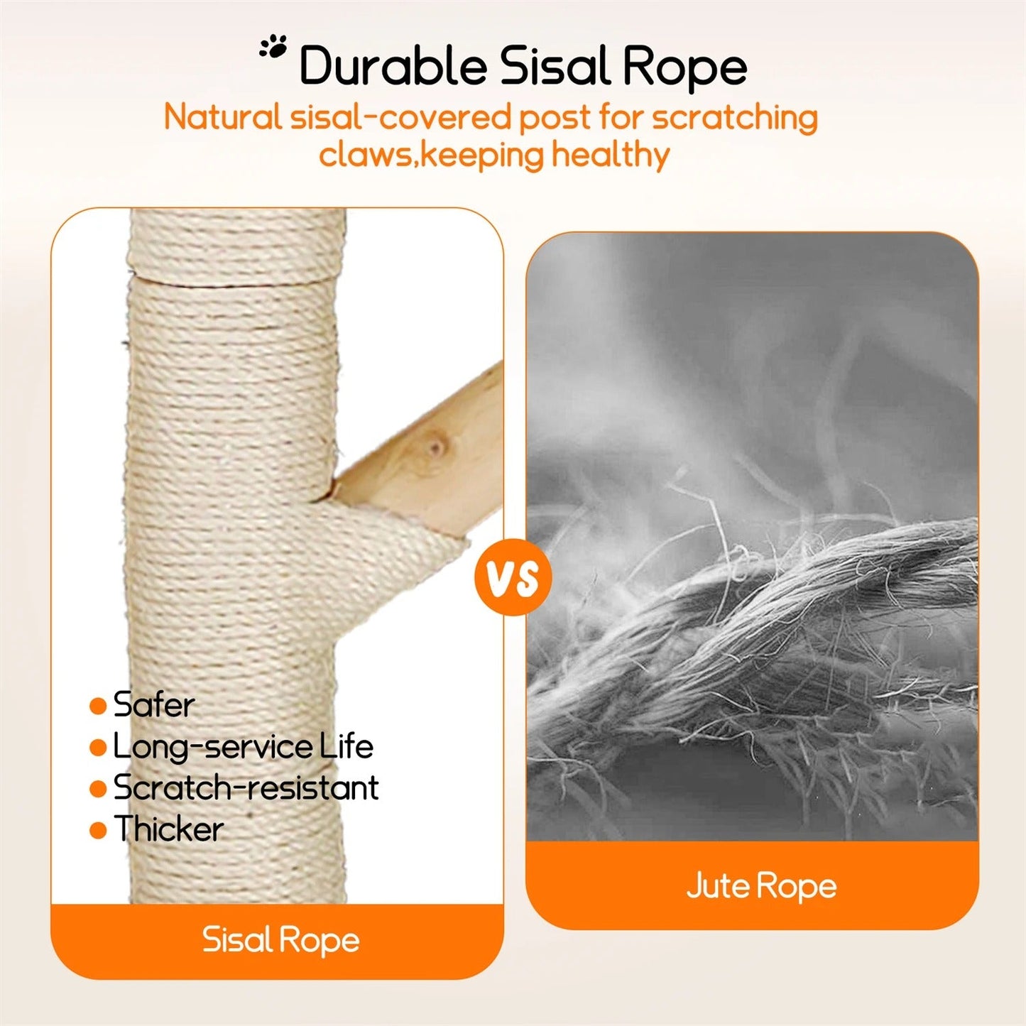 Arbre a chat Design Bois Massif - SkyNest Mini