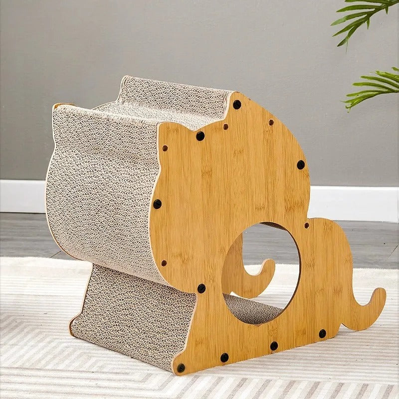 Arbre à chat drôle — BrandZen Carton ondulé dense à gratter