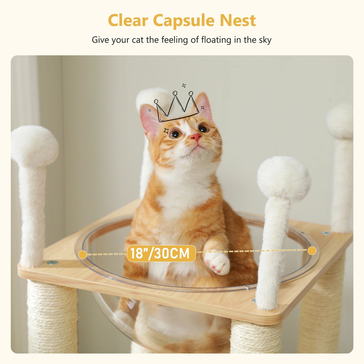 Arbre a chat design en bois CozyCondos Modèle