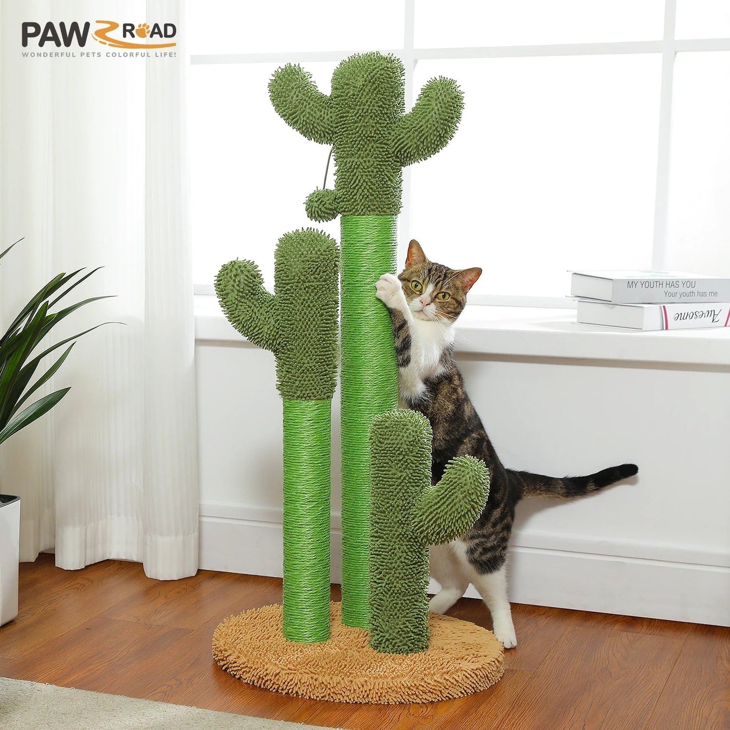 Arbre a chat PurrCactus Cactus Vert