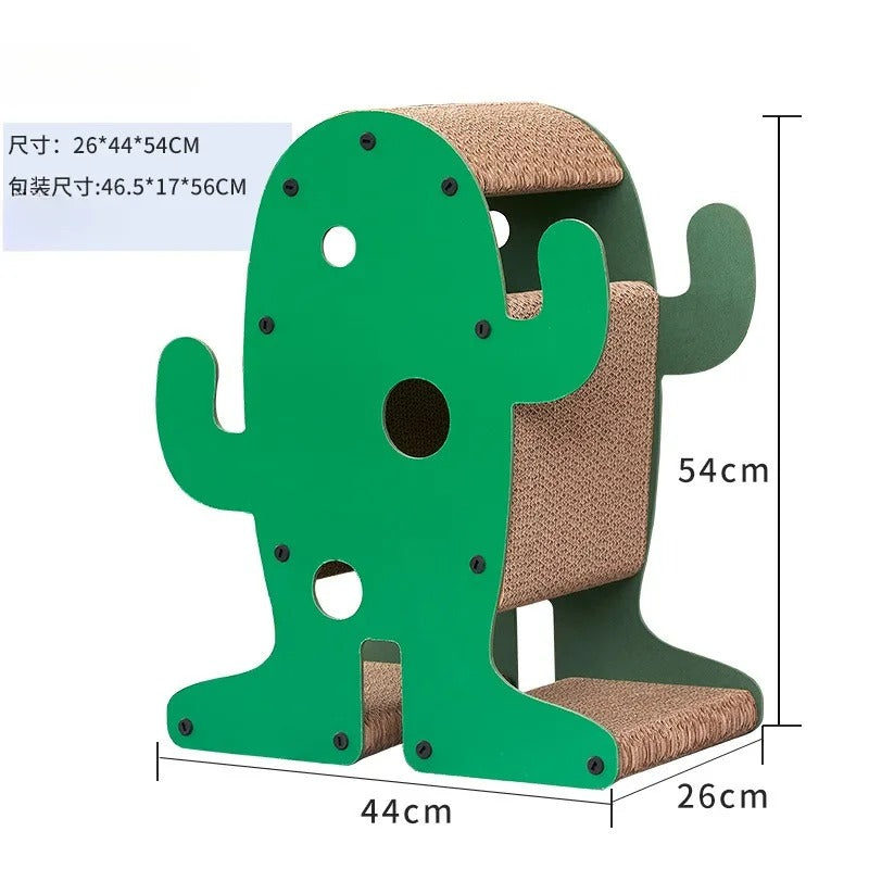 Arbre à chat drôle — BrandZen Carton ondulé dense à gratter