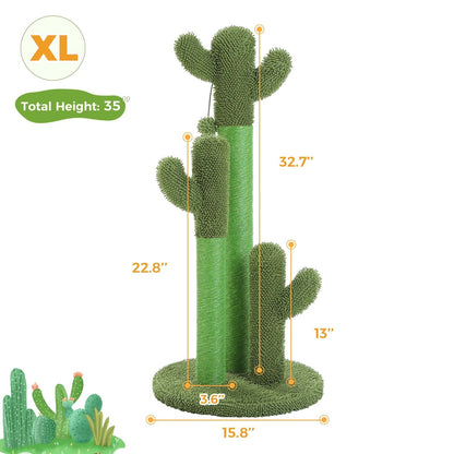 Arbre a chat PurrCactus Cactus Vert