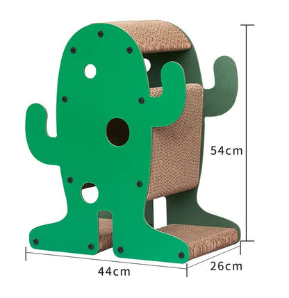 Arbre à chat drôle — BrandZen Carton ondulé dense à gratter