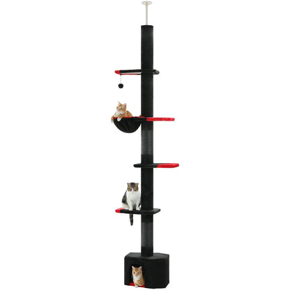 Arbre à chat Maine Coon SkyTower - ajustable sol-plafond