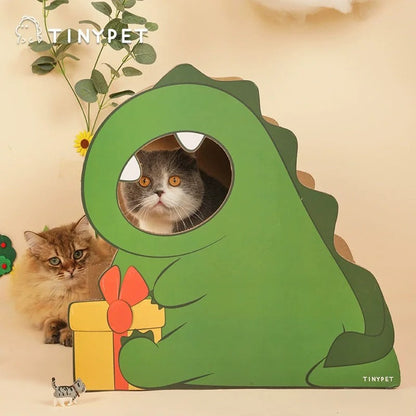 Arbre à chat drôle — BrandZen Carton ondulé dense à gratter